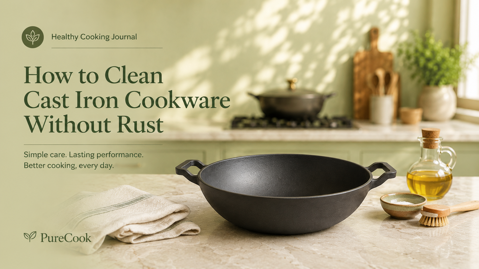 How to Clean Cast Iron Cookware Without Rust