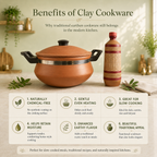PureCook Clay Kadhai & Clay Water Bottle Combo