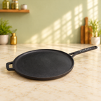 PureCook cast iron long handle dosa tawa, 30 cm, view 4
