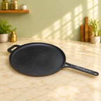PureCook cast iron long handle dosa tawa, 30 cm, view 2